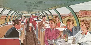 Railroads: Passengers aboard Train