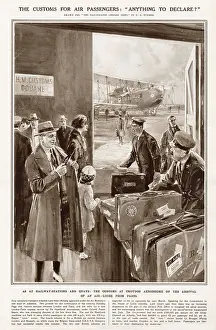 Anything: Passengers Arriving from Paris to Croydon Airpot