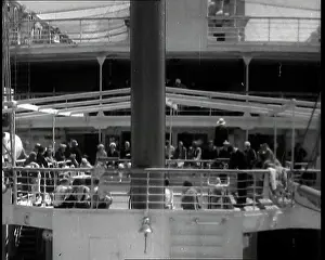 Decks: Passengers on Board a Cruise Ship on One of
