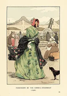 Icecream: Passengers by the Corbeil Steamboat, Paris, 1846