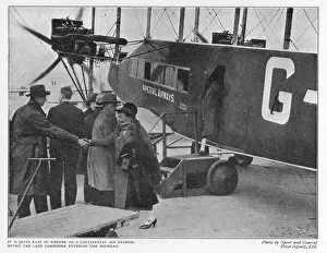 Intrepid: Passengers at Croydon, embarking for Paris