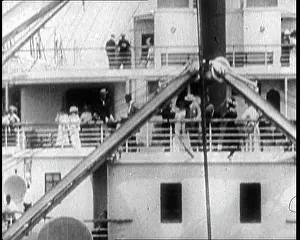 Decks: Passengers Moving on the Decks of the Royal