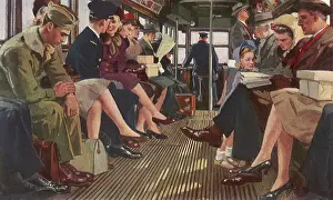 Railroads: Passengers on a Train