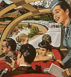 Treks: Passengers on a Vista-Dome Train