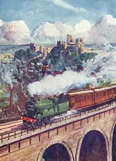 Railway: PASSING DURHAM 1918