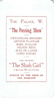 Burlesque: The Passing Show revue by Arthur Wimperis