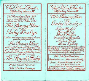 Comedic: The Passing Show revue by Arthur Wimperis