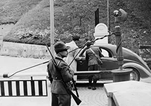 Tariff: Passport control at Brenner, 1938