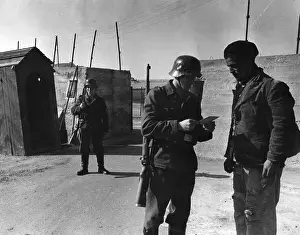Foreigner: Passport control of civilians on the Atlantic Wall, 1940