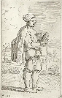 Pasta: A pasta vendor, by Annibale Carracci, circa ?
