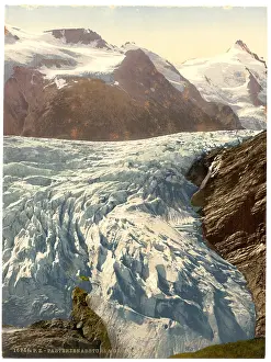 Carinthia: Pasterzenabsturz and Grossglockner, Carinthia, Austro-Hungar