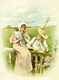 Gazes: Pastoral Couple