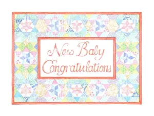 Quilt: Patchwork quilt design ? New Baby