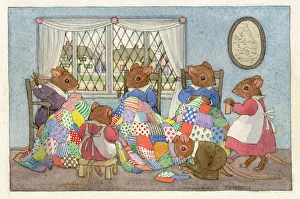 Quilt: The Patchwork Quilt ? mice sewing