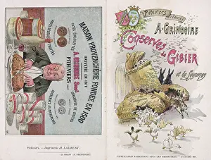Conserves: PATE ADVERTISEMENT
