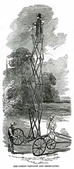 Yielded: Patent elevator and observatory 1856