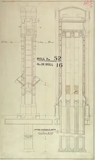 Bridgewater: Patent hydraulic press, vertical sections