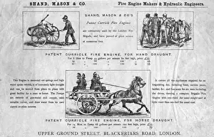 Shand: Patent poster for Shand, Mason & Co