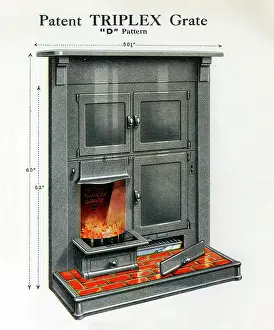 Enamelled: Patent Triplex Grate D Pattern