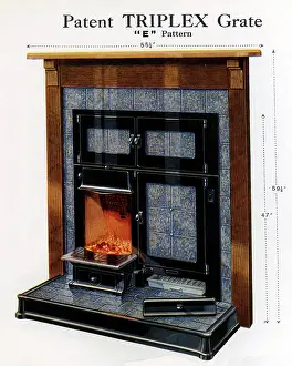 Enamelled: Patent Triplex Grate E Pattern