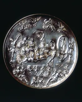 Cybele: Pater of Parabiaco, silver plate