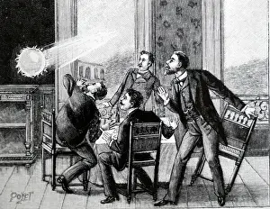 Appeared: Path of ball lightning observed at the Hotel Georges