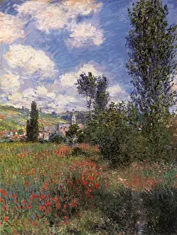 Vetheuil: Path in the Ile Saint-Martin, Vetheuil, by Monet