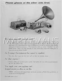 Pathe: PATHE PERFECTA PHONOGRAP