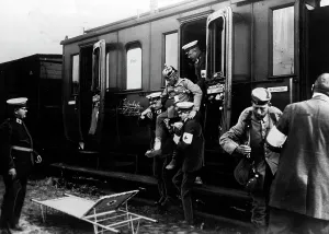 Stretchers: Patient transfer of the German Red Cross, 1914