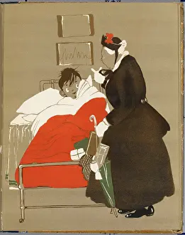 Sickbed: PATIENT & VISITOR/1916