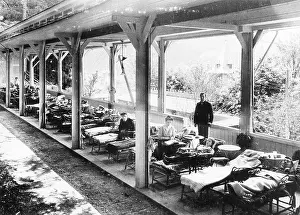 Sanatorium: Patients with consumption in St. Blasien, 1911