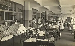 Healthcare: Patients, doctors and nurses at the King George