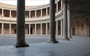 Machuca: Patio, Palace of Charles V, Alhambra, Granada