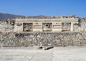 Frieze: Patio, Southern Group, Mitla, Oaxaca, Mexico