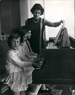 Annabel: Patricia Longmore and daughters at the piano
