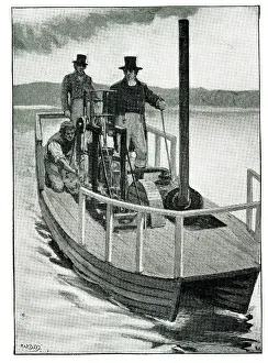 1788: Patrick Miller, the first steam engine boat, 1788