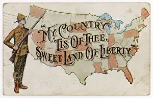 Thee: PATRIOTIC AMERICAN CARD