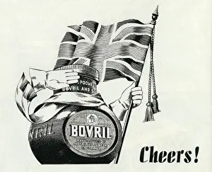 Tassels: Patriotic Bovril advertisement during WW2