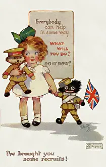 I Ve: Patriotic children World War I