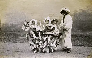 Perambulator: Patriotic fancy dress, c.1910