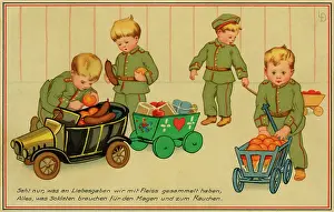 Haben: Patriotic German children
