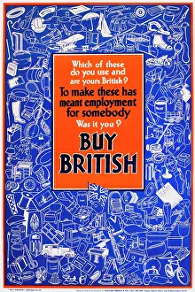 Reduce: Patriotic poster, Buy British