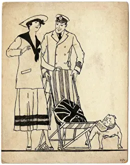 Chivalrous: Patriotic World War One postcard