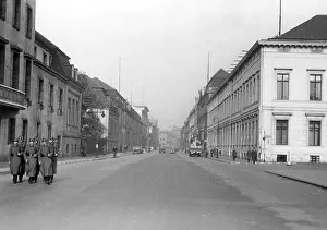 Housed: Patrol on Wilhelmstrasse in Berlin, 1943