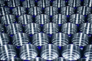 Stuffs: Pattern of Empty Tin Cans for Ground Coffee Beans