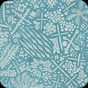 Cyanotype: Patterns - Some resembling ice crystals
