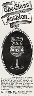 Distillers: Pattison's whisky advertisement, 1897