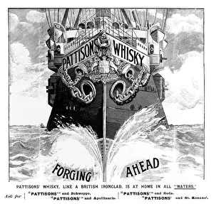 Nov24: Pattison's whisky advertisement - forging ahead