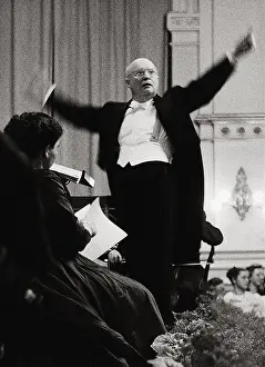Hindemith: Paul Hindemith at the conductor's desk