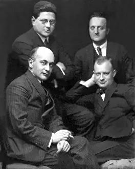 Quartet: Paul Hindemith with members of the Amar Quartet, 1924